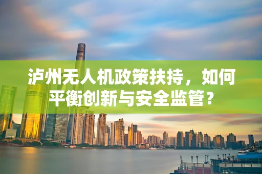 泸州无人机政策扶持，如何平衡创新与安全监管？