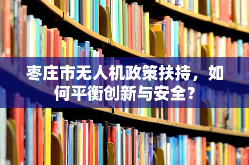 枣庄市无人机政策扶持，如何平衡创新与安全？