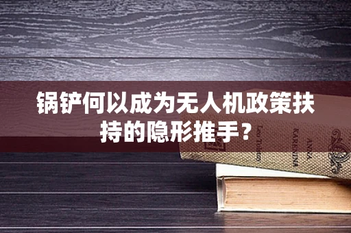 锅铲何以成为无人机政策扶持的隐形推手？
