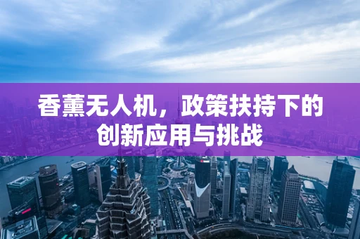 香薰无人机，政策扶持下的创新应用与挑战