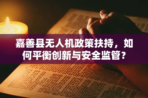 嘉善县无人机政策扶持，如何平衡创新与安全监管？
