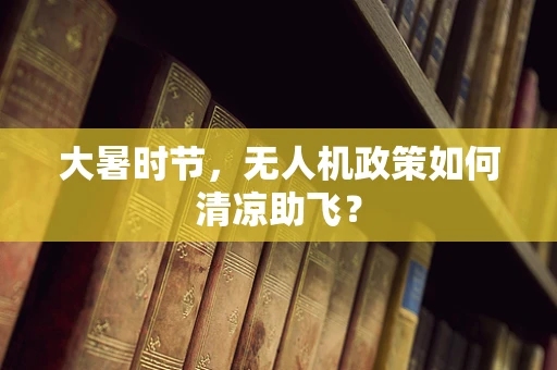 大暑时节，无人机政策如何清凉助飞？