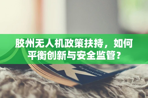 胶州无人机政策扶持，如何平衡创新与安全监管？