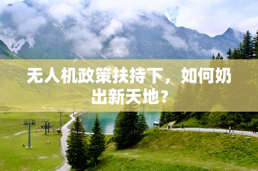 无人机政策扶持下，如何奶出新天地？