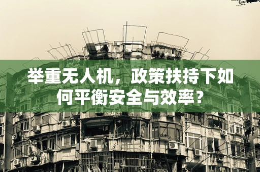 举重无人机，政策扶持下如何平衡安全与效率？