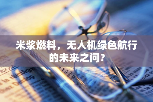 米浆燃料，无人机绿色航行的未来之问？