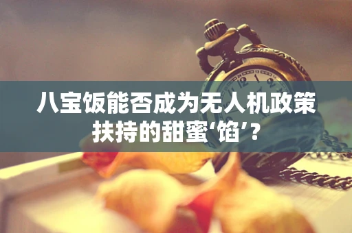 八宝饭能否成为无人机政策扶持的甜蜜‘馅’？