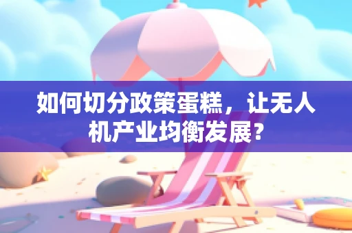 如何切分政策蛋糕，让无人机产业均衡发展？