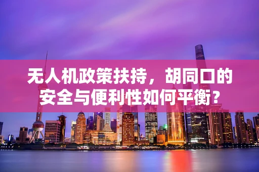 无人机政策扶持，胡同口的安全与便利性如何平衡？