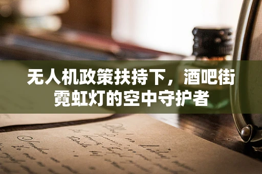 无人机政策扶持下，酒吧街霓虹灯的空中守护者