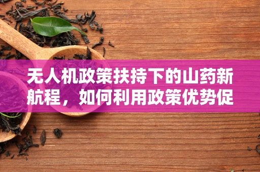 无人机政策扶持下的山药新航程，如何利用政策优势促进山药种植区精准农业发展？
