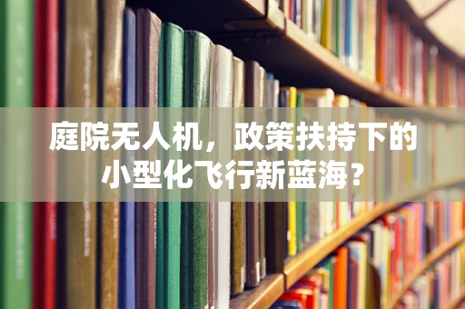 庭院无人机，政策扶持下的小型化飞行新蓝海？