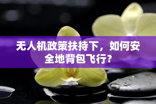无人机政策扶持下，如何安全地背包飞行？