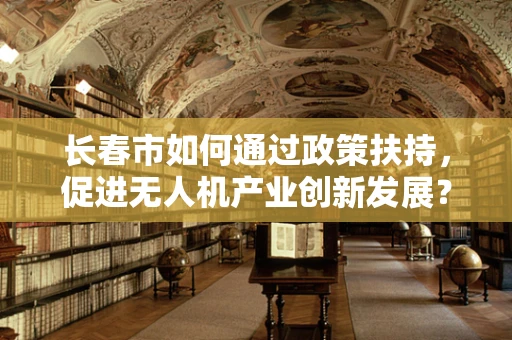长春市如何通过政策扶持，促进无人机产业创新发展？