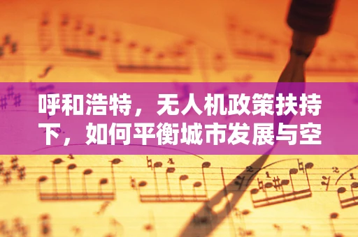 呼和浩特，无人机政策扶持下，如何平衡城市发展与空域安全？