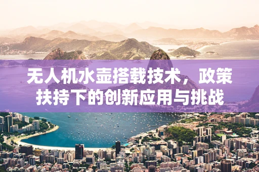 无人机水壶搭载技术，政策扶持下的创新应用与挑战