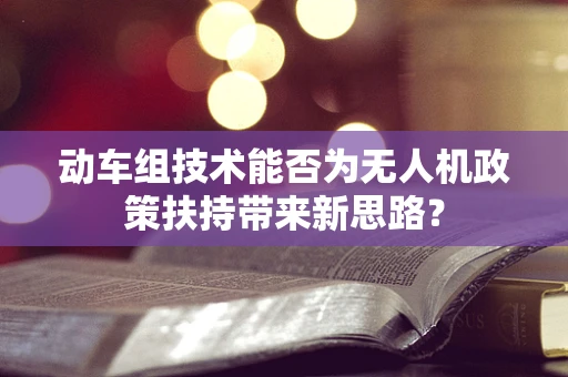 动车组技术能否为无人机政策扶持带来新思路？