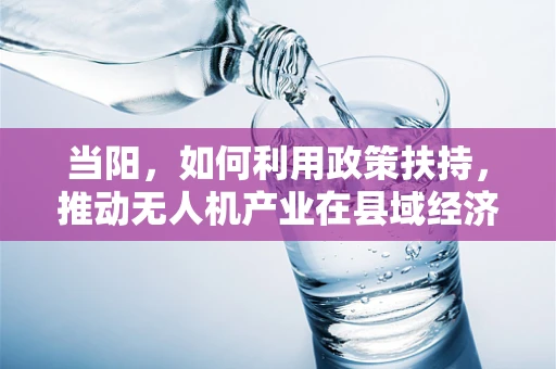 当阳，如何利用政策扶持，推动无人机产业在县域经济的腾飞？