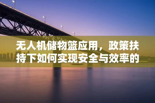 无人机储物篮应用，政策扶持下如何实现安全与效率的双重提升？