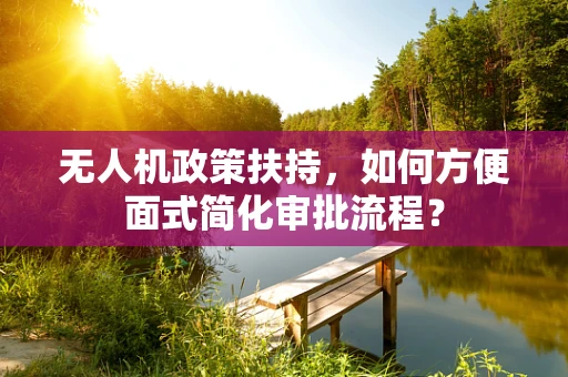 无人机政策扶持，如何方便面式简化审批流程？