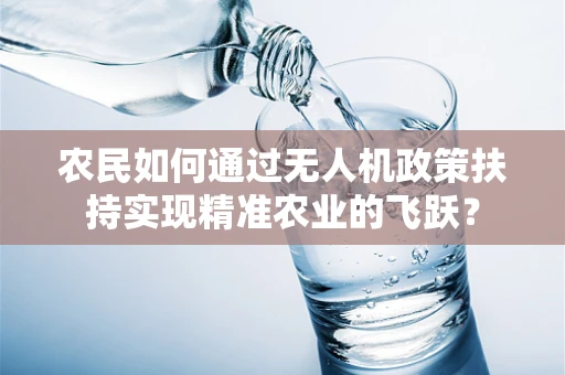 农民如何通过无人机政策扶持实现精准农业的飞跃？