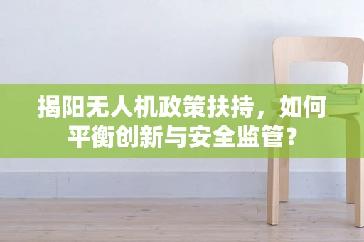 揭阳无人机政策扶持，如何平衡创新与安全监管？