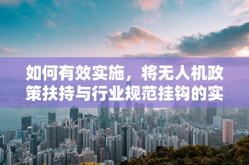 如何有效实施，将无人机政策扶持与行业规范挂钩的实践策略？