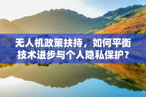 无人机政策扶持，如何平衡技术进步与个人隐私保护？