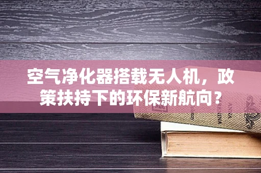 空气净化器搭载无人机，政策扶持下的环保新航向？