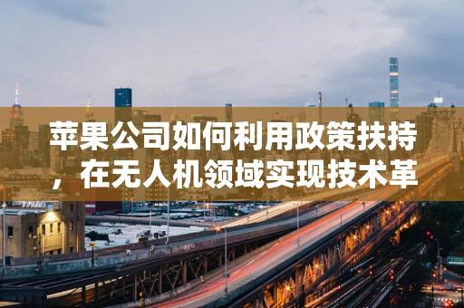 苹果公司如何利用政策扶持，在无人机领域实现技术革新与市场拓展？