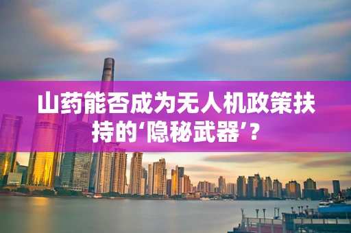 山药能否成为无人机政策扶持的‘隐秘武器’？