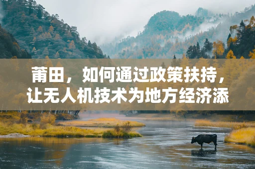 莆田，如何通过政策扶持，让无人机技术为地方经济添翼？