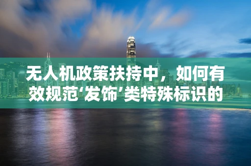 无人机政策扶持中，如何有效规范‘发饰’类特殊标识的监管？