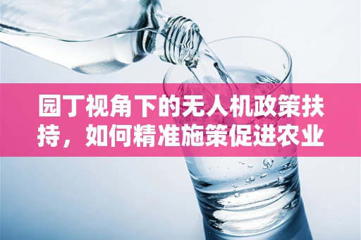 园丁视角下的无人机政策扶持，如何精准施策促进农业智能化？