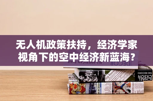 无人机政策扶持，经济学家视角下的空中经济新蓝海？