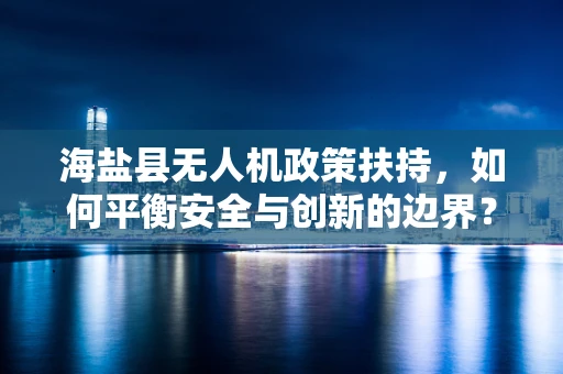 海盐县无人机政策扶持，如何平衡安全与创新的边界？
