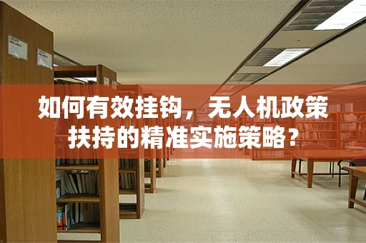 如何有效挂钩，无人机政策扶持的精准实施策略？