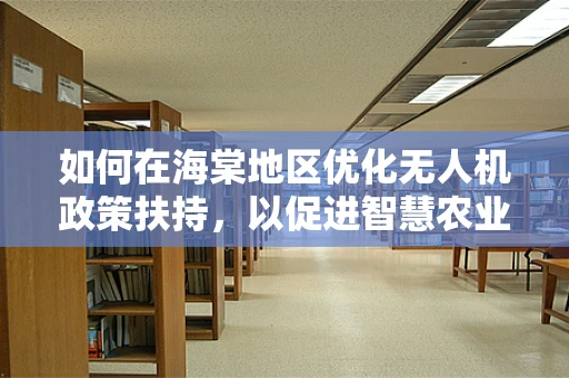 如何在海棠地区优化无人机政策扶持，以促进智慧农业的飞跃？