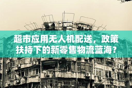 超市应用无人机配送，政策扶持下的新零售物流蓝海？