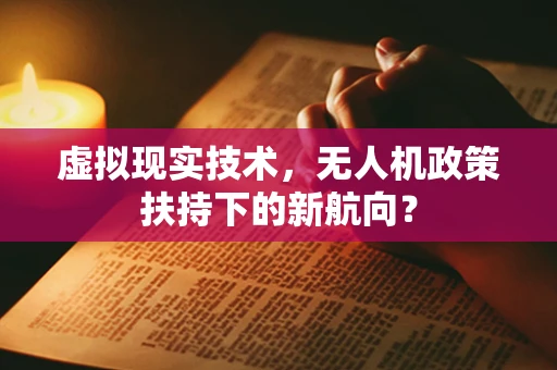 虚拟现实技术，无人机政策扶持下的新航向？