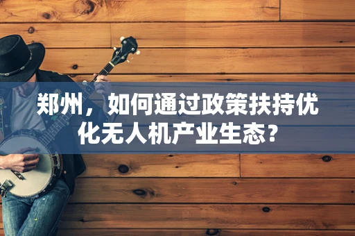 郑州，如何通过政策扶持优化无人机产业生态？
