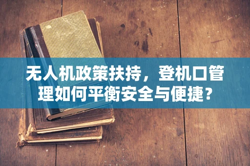 无人机政策扶持，登机口管理如何平衡安全与便捷？