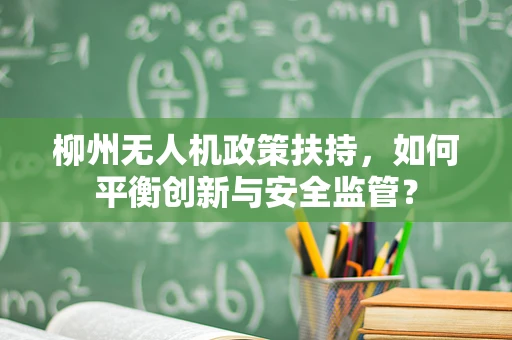 柳州无人机政策扶持，如何平衡创新与安全监管？