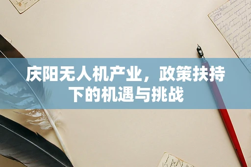 庆阳无人机产业，政策扶持下的机遇与挑战