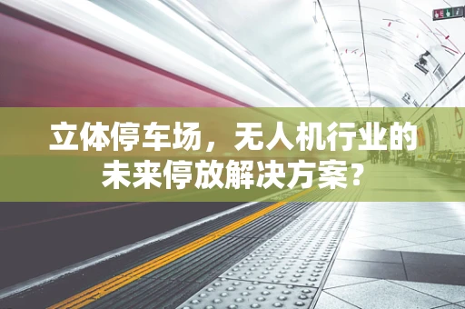 立体停车场，无人机行业的未来停放解决方案？