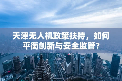 天津无人机政策扶持，如何平衡创新与安全监管？