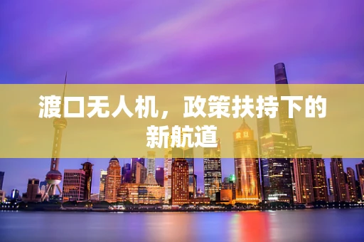 渡口无人机，政策扶持下的新航道