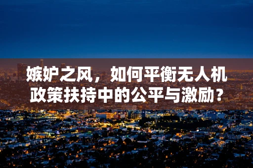 嫉妒之风，如何平衡无人机政策扶持中的公平与激励？