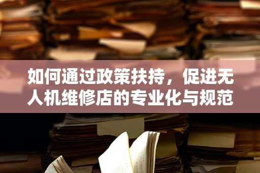 如何通过政策扶持，促进无人机维修店的专业化与规范化发展？