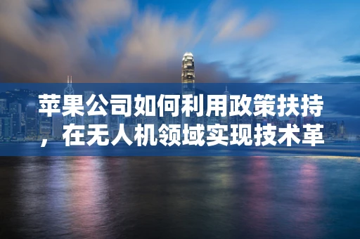 苹果公司如何利用政策扶持，在无人机领域实现技术革新与市场拓展？